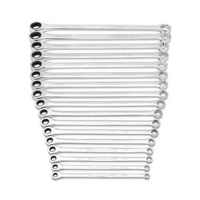 GEARWRENCH 17 PC. GEAR BOX 12 PT XL DOUBLE BOX RATCHETING WRENCH SET