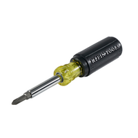 5-IN-1 MULTI-BIT SCREWDRIVER/NUT DRIVER WITH 2 SLOTTED, 2 PHILLIPS, 1 NUT DRIVER TIP