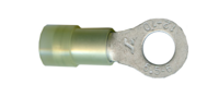 12-10 GA. 1/4 STUD RING NYLON TERMINAL