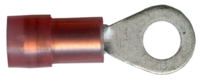 18-22GA #8 STUD RING TERMINAL