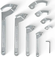 8 PC ADJUSTABLE SPANNER WRENCH SET