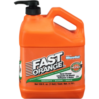 1 GAL. FAST ORANGE HAND CLEANER W/ PUMP. SMOOTH