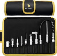 9 PCS GREASE GUN COUPLERS QUICK CONNECT ACCESSORY KIT