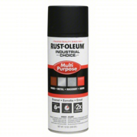 ULTRA-FLAT BLACK RUST-OLEUM 12 OZ.