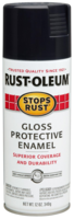 GLOSSY BLACK RUST-OLEUM 12OZ