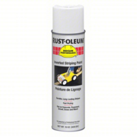 WHITE INVERTED STRIPING PAINT 18oz. RUST-OLEUM