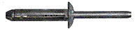 3/16X.563-.750 ALUMINUM SMALL(PROTRUDING) OLYMPIC BULB-TITE RIVET