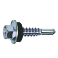 8X3/4 HEX HEAD SMS W/NEO WASHER PLT