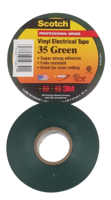 3/4 X 66' 3M SCOTCH VINYL GREEN ELECTRICAL TAPE