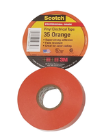 3/4 X 66' 3M SCOTCH VINYL ORANGE ELECTRICAL TAPE