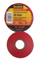 3/4 X 66' 3M SCOTCH VINYL RED ELECTRICAL TAPE 35