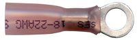 22-18GA. #8 RING HEAT SHRINK TERMINAL