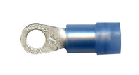 6 GA. 1/4 STUD RING TERMINAL INSULATED