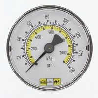 1/4 BACK MOUNT GAUGE