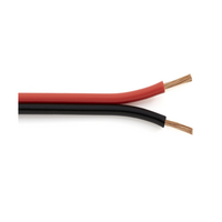 16 GA 2-WAY RED/BLACK BONDED WIRE (100FT)