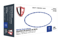 VANGUARD LARGE NITRILE EXAM GLOVES 5 MIL